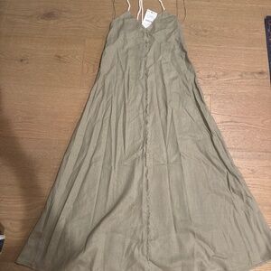 Never worn Zara linen dress